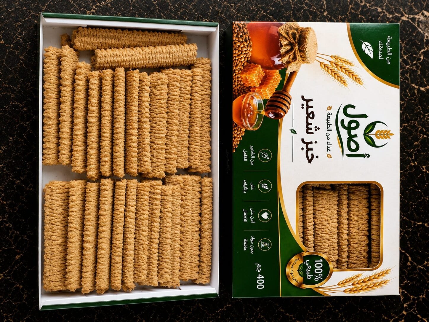 بسكويت الشعير الصحي - أصول 400 جم